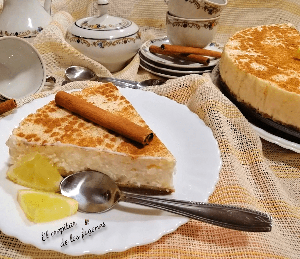 tarta de arroz con leche