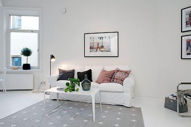 Decoracion minimalista en apartamento