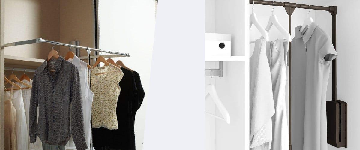 Barras basculantes para armarios