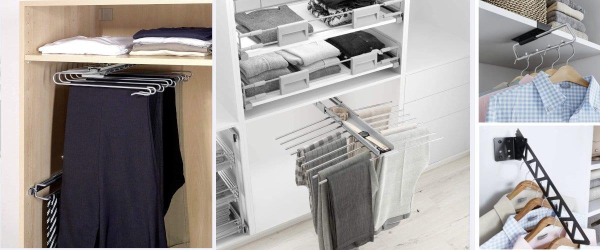 Pantaloneros y portaperchas