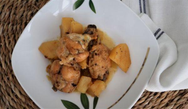 En la olla gm hacemos el guiso con patatas y pollo