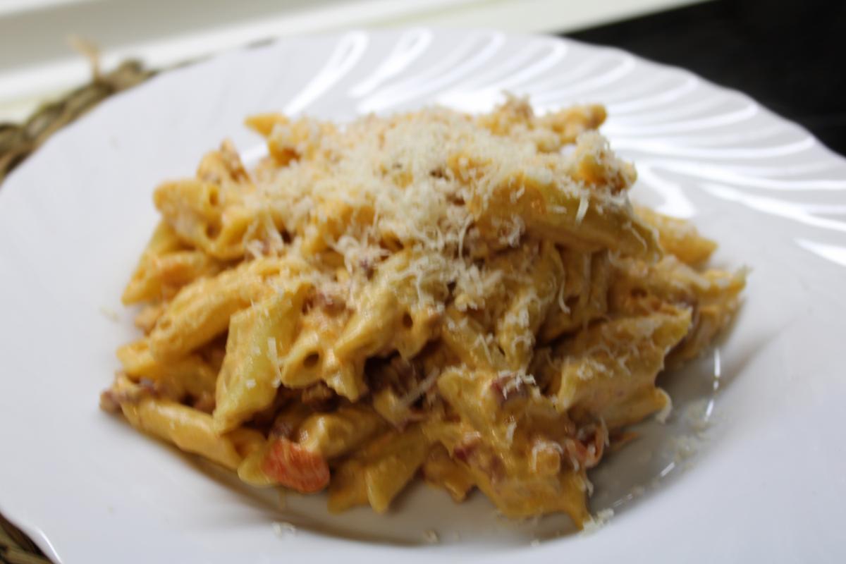 macarrones con jamon