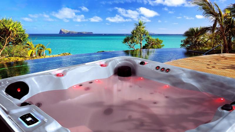 Spa en casa con una bañera de hidromasaje