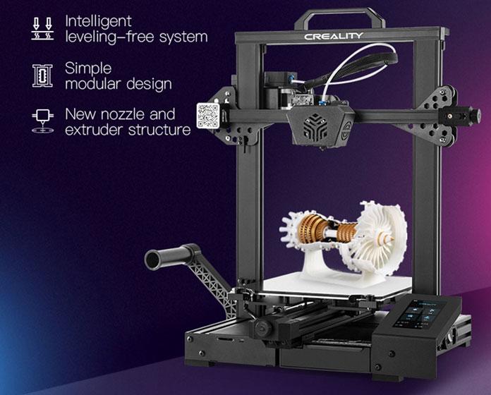 Nivelación automática y extrusor modular