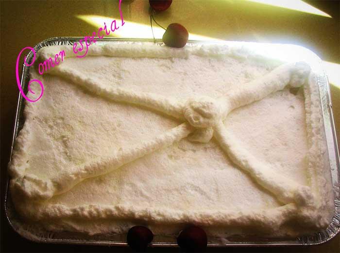 Tarta de galletas y piña sin lactosa