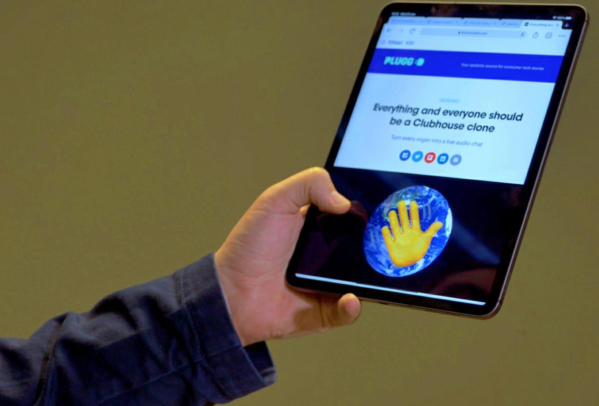 utilizando ipad pro 2021 con solo una mano