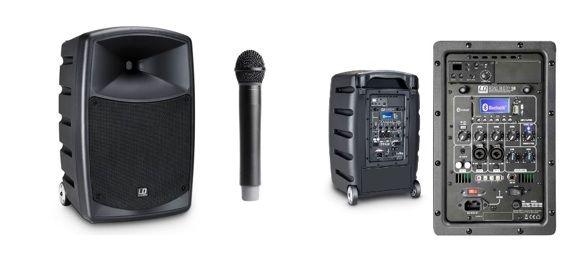 microfonos y altavoces para karaoke