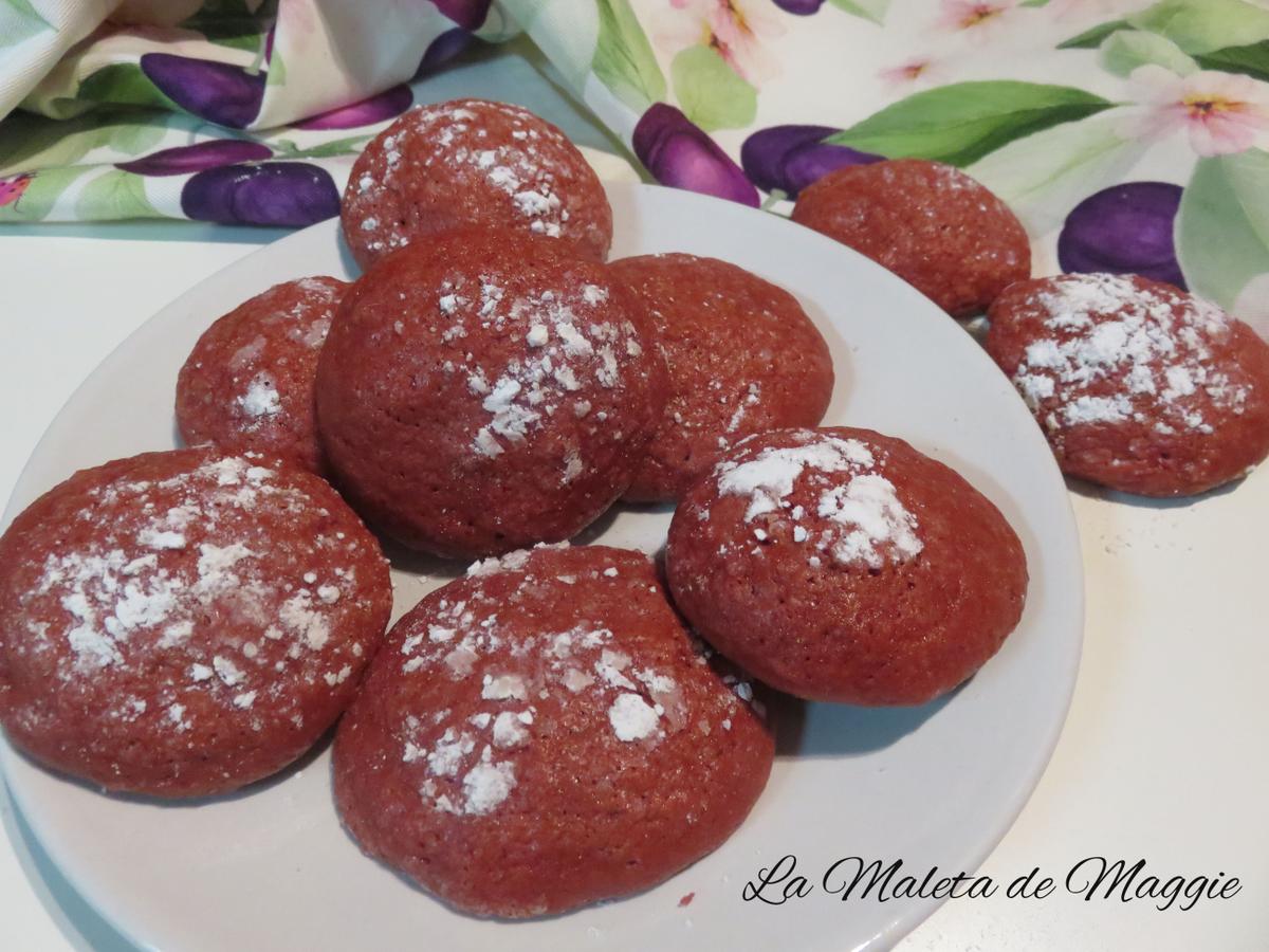 galletas craqueladas red velvet