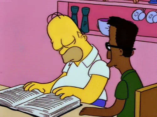 homero durmiendo golpe simpsons
