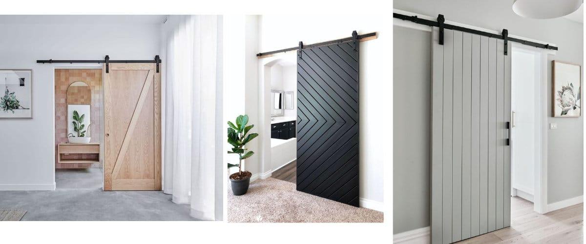 Puerta corredera madera