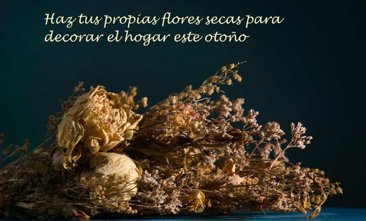 hacer flores secas en casa