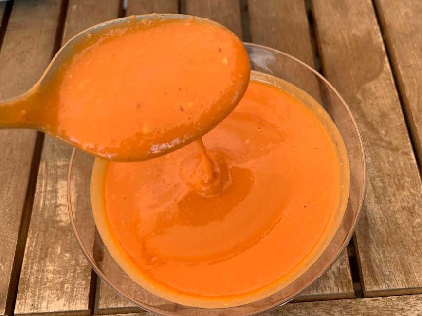 Salmorejo con avena