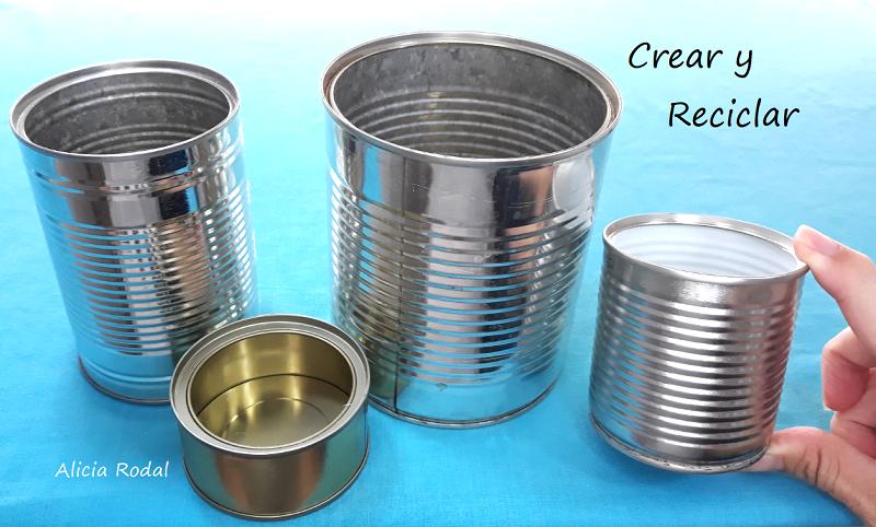 En este tutorial te muestro 3 formas diferentes de decorar latas de aluminio, con las que puedes aprovechar ese resto de hilo de lana que te sobra de tus manualidades.