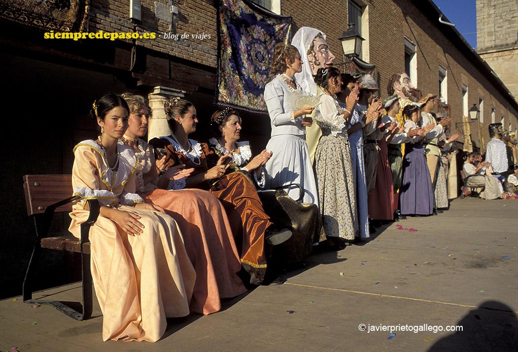 Plaza Mayor de Lerma durante la celebración de las Fiestas Barrocas que tienen lugar cada año. Lerma. Burgos. Castilla y León. España. © Javier Prieto Gallego