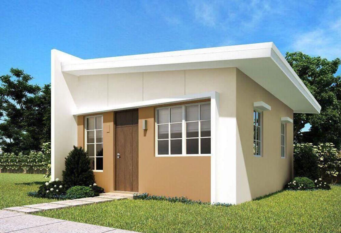 Fachada de casa de 5x7 metros