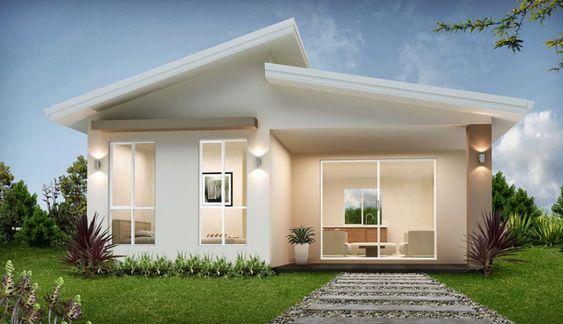 Fachada de casa de 5x7 metros