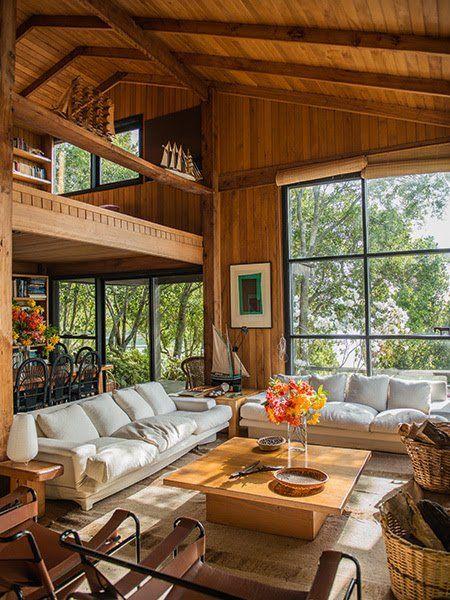 Casas estilo cabañas por dentro