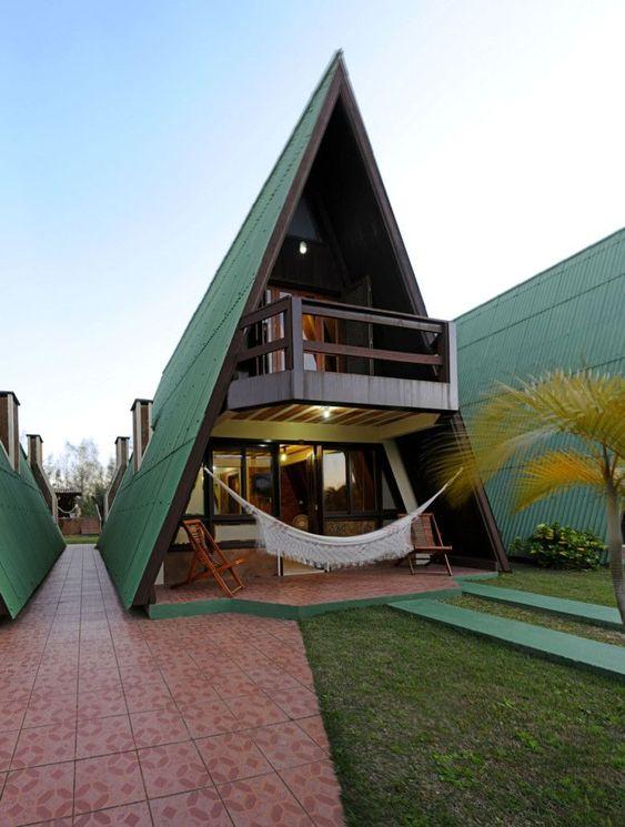 Casas estilo cabañas modernas