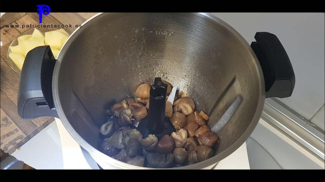 sopa de castañas en trending cookin de taurus. patricienta cook