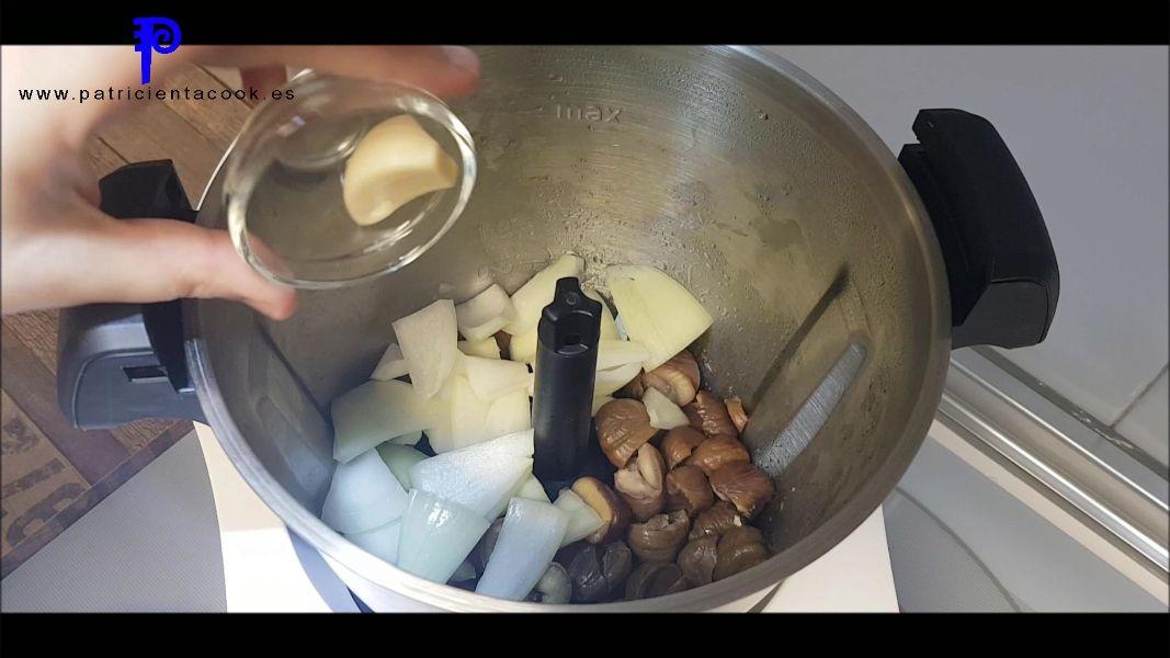sopa de castañas en trending cookin de taurus. patricienta cook