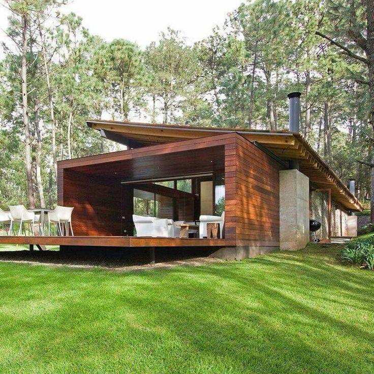 Casas en la montaña modernas