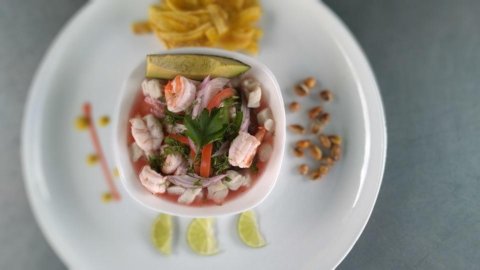 Ceviche con ron