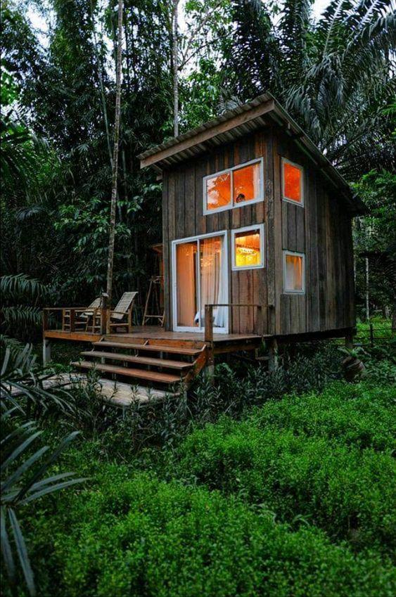 Diseños de casas de madera estilo resort