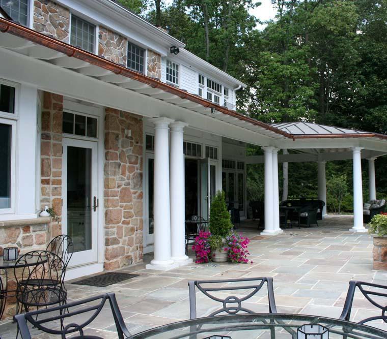 Diseños de porches con columnas