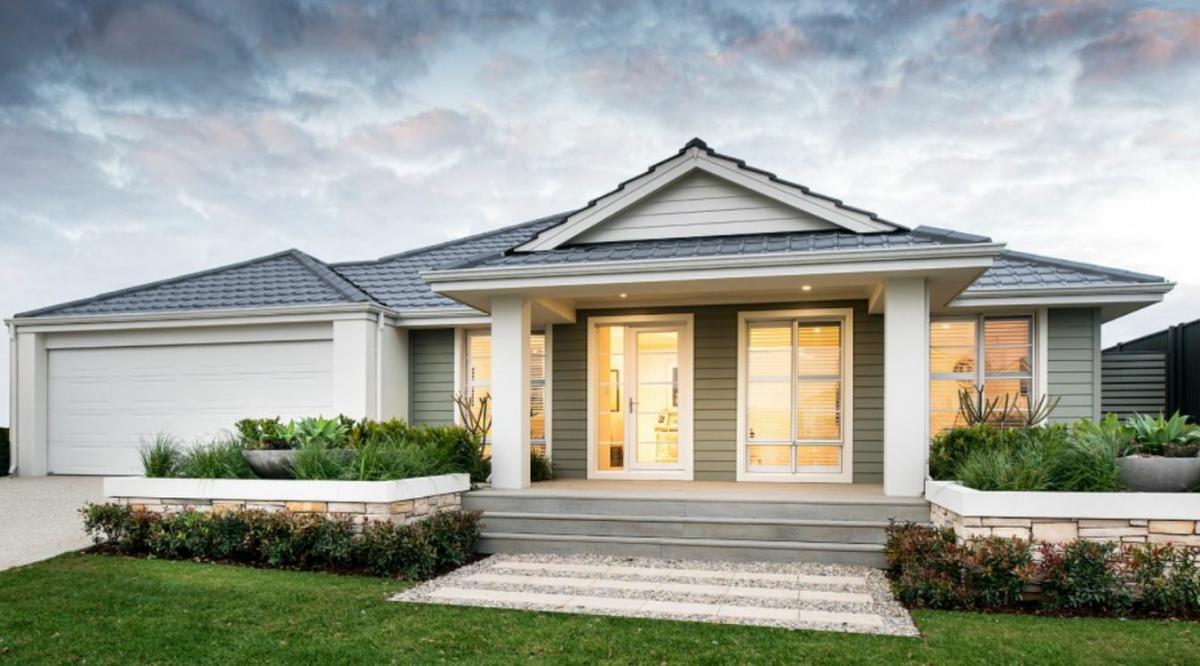 Porches con columnas cuadradas