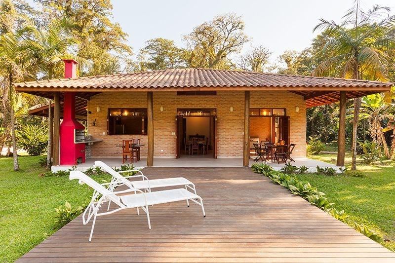 Modelos de casas de teja estilo rústico