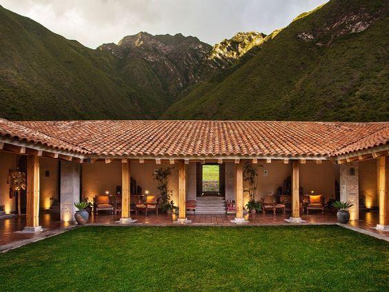 Diseños de casas rústicas con teja