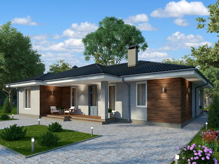 Modelos de casas con teja negra