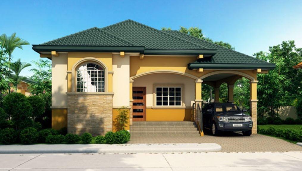 Diseños de casas con teja verde