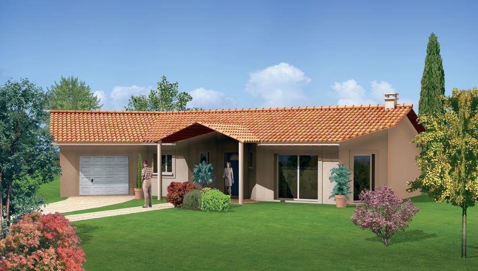 Fachadas de casas sencillas con teja