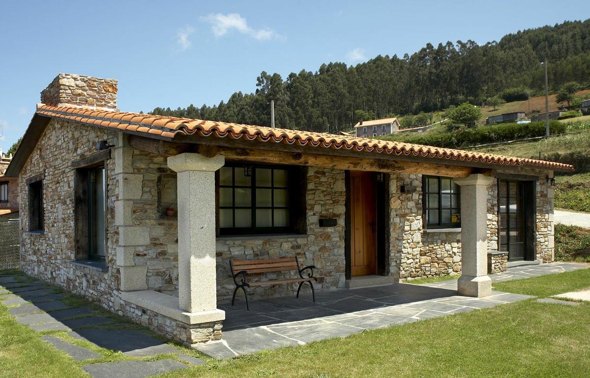 Modelos de casas de campo estilo rústico