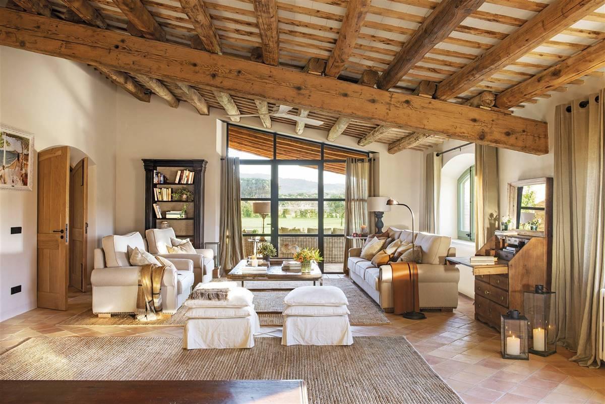 Interiores para el diseño de casas rústicas