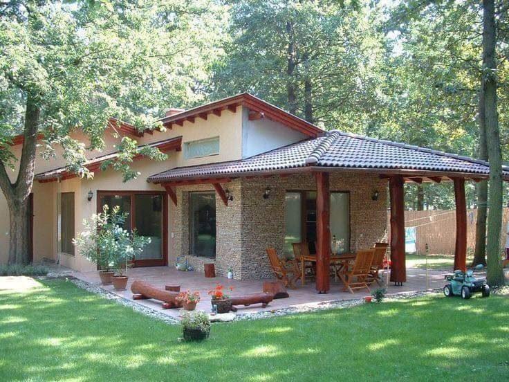 Modelos de casas de campo estilo rústico