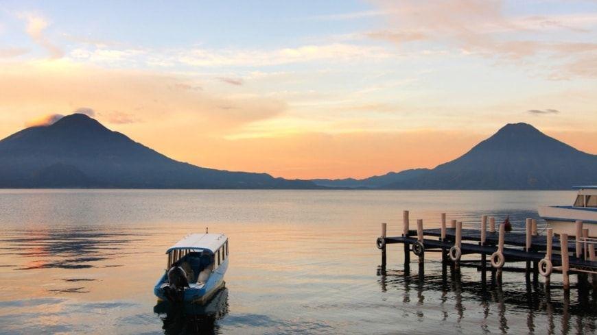 Lago Atitlán en Guatemala
