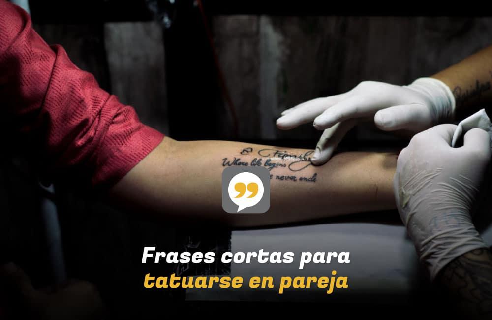 Frases cortas para tatuarse en pareja