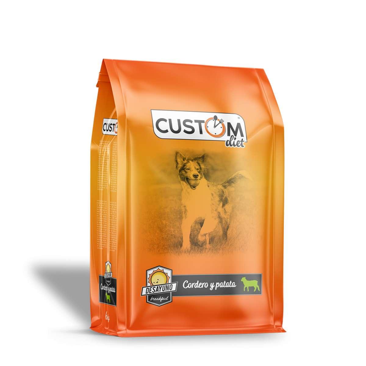custom diet cordero y patata para perros