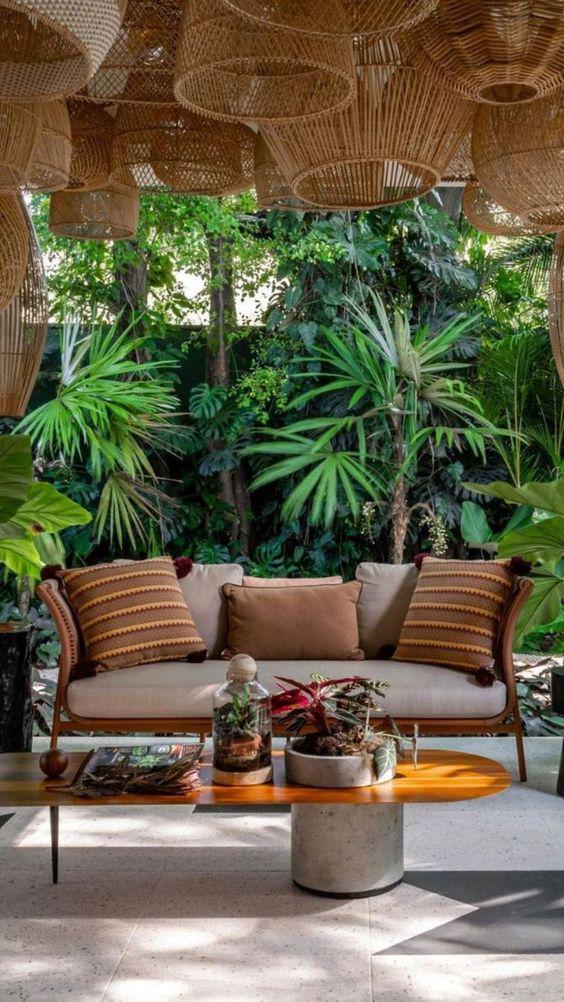 Toque campirano y tropical