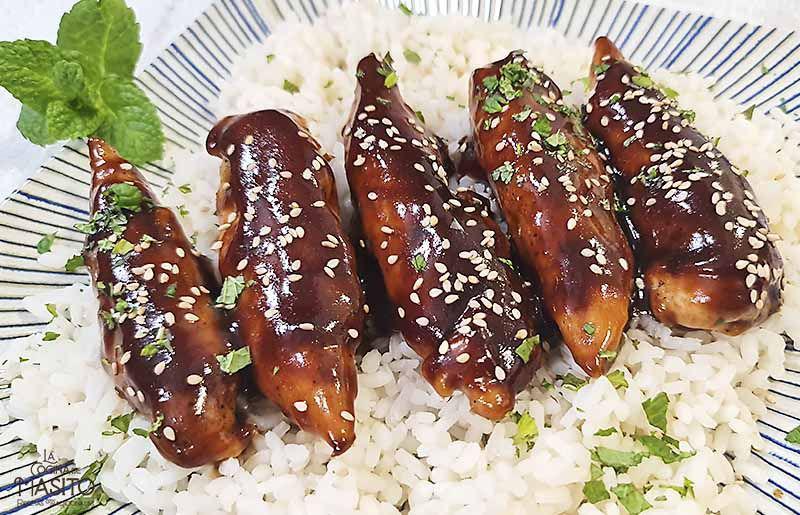 receta de pollo en salsa teriyaki
