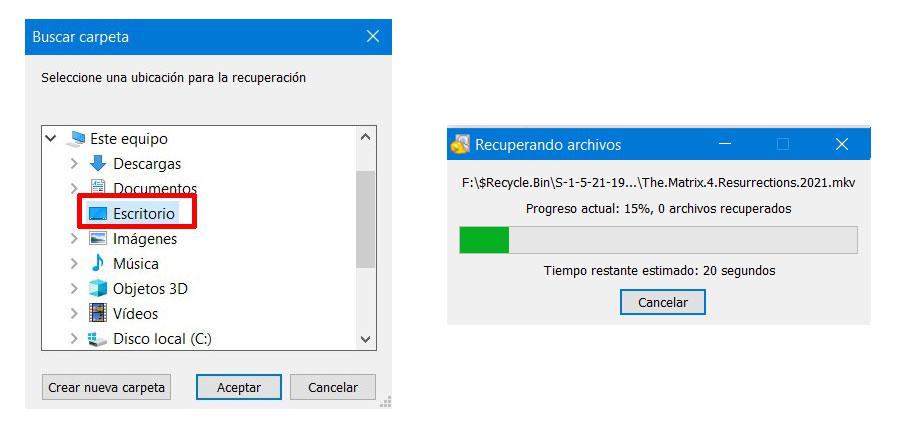 Pasos para recuperar los datos de un disco duro 5