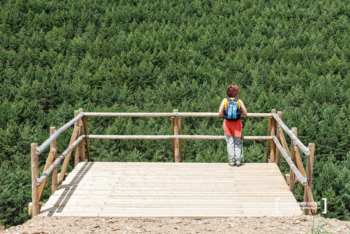 Mirador del valle de Salechón. Sendero Minero de Juarros. En San Adrián de Juarros. Burgos. Castilla y León. España. © Javier Prieto Gallego