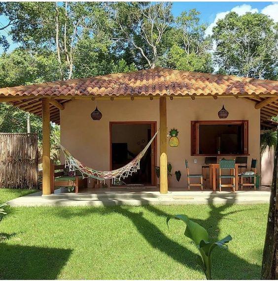 Modelos de casas de teja estilo rústico