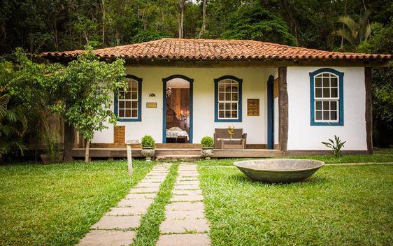 Modelos de casas de teja estilo rústico