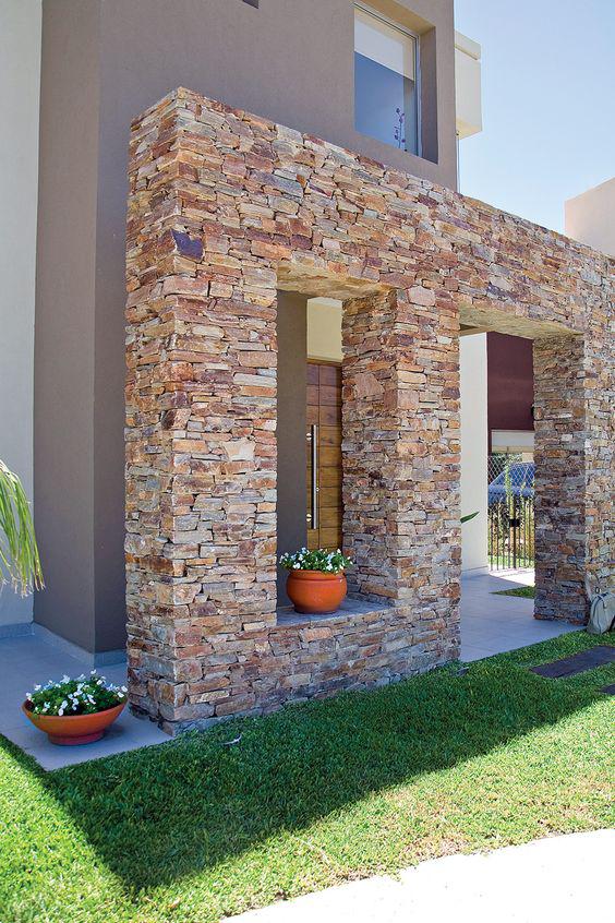 Casas con revestimientos