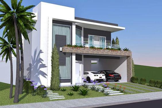 Diseños de casas con doble altura