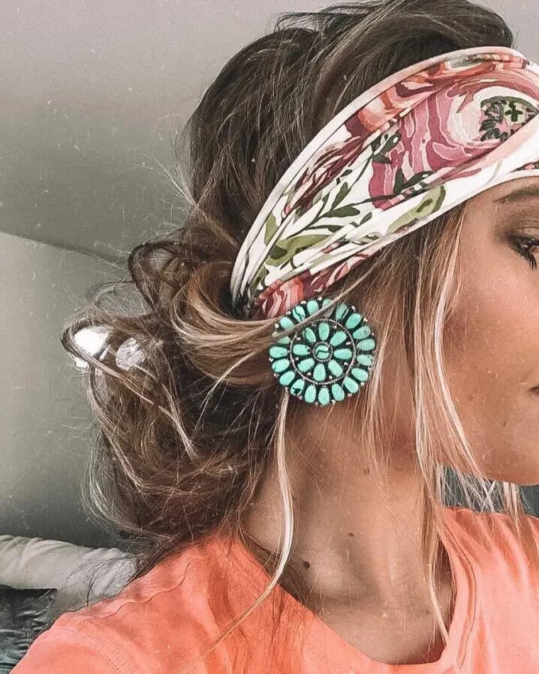 estilo de peinado boho chic