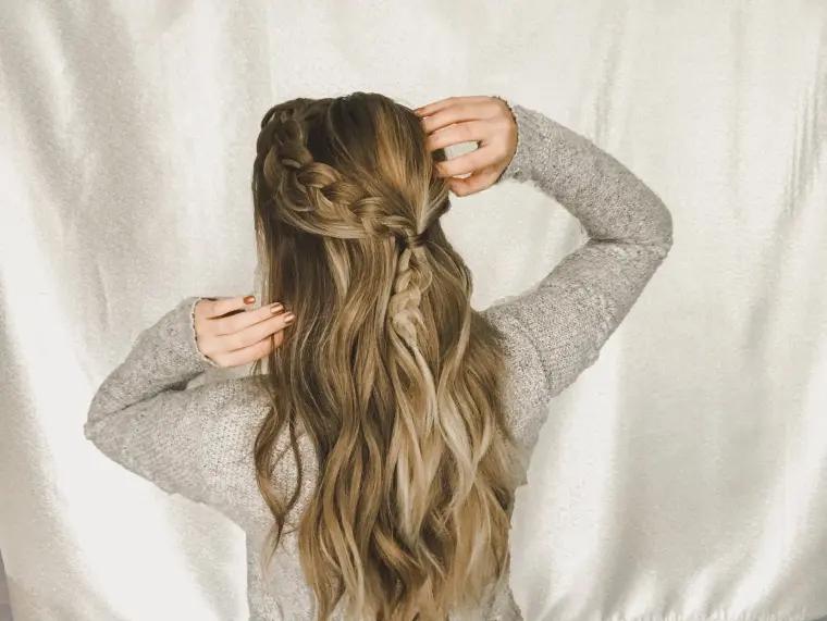 peinado bohemio de trenza de moda